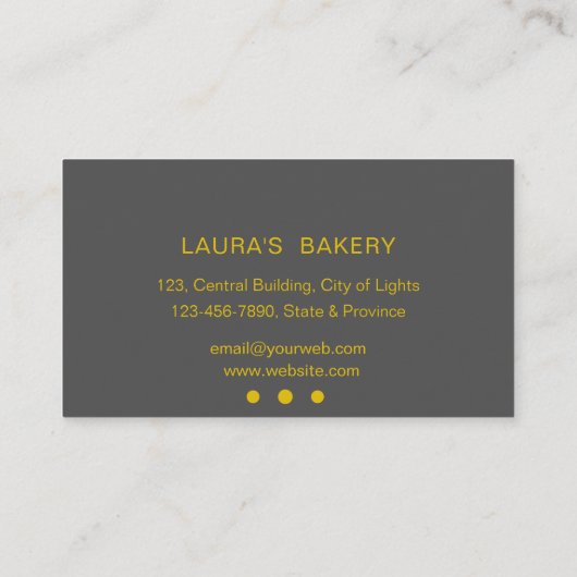 配管バッグ転がのピンベーカリーケータリング 名刺 (裏面)