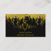 配管バッグ転がのピンベーカリーケータリング 名刺 (正面)