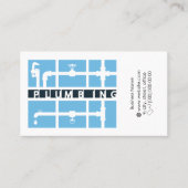 配管事業の保守・修理 名刺 (正面)