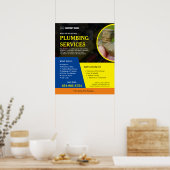 配管事業サービスカスタム ポスター (キッチン)