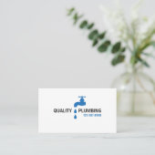 配管会社 名刺 (スタンド正面)