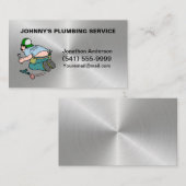 配管保守サービス担当者の名刺 名刺 (正面/裏面)