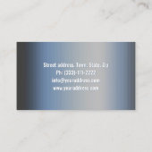 配管修理サービスプラムーブルービジネスカード 名刺 (裏面)