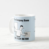 配管及び暖房サービス事業 コーヒーマグカップ (正面左)