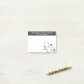 配管及び暖房設備、暖房技術者 ポストイット (デスク上)