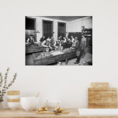 配管学校、1900年代初期 ポスター (キッチン)