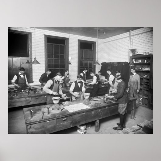 配管学校、1900年代初期 ポスター (正面)