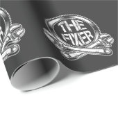 配管工おもしろいの修理工のユーモア ラッピングペーパー (ロールコーナー)