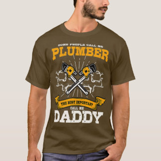 配管工おもしろい士暖房技術者 Tシャツ