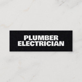 ⚡配管工および電気技師プレミアム スキニー名刺