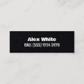 ⚡配管工および電気技師プレミアム スキニー名刺 (裏面)