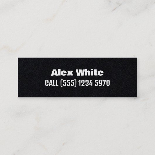 ⚡配管工および電気技師プレミアム スキニー名刺 (裏面)