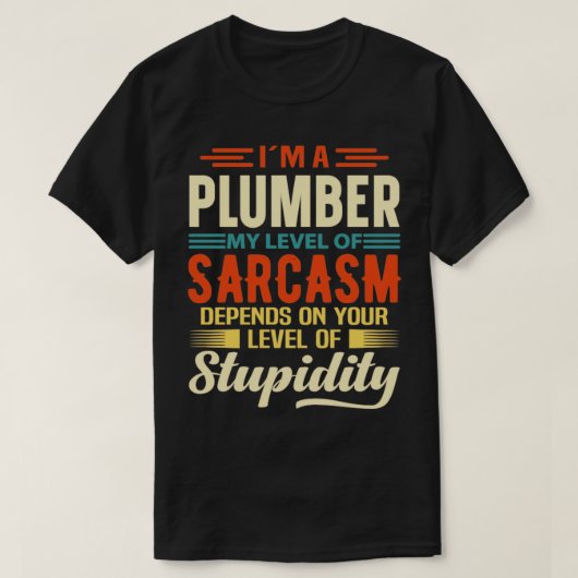 配管工だ Tシャツ (デザイン正面)