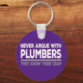 配管工と議論してはいけない キーホルダー (正面)
