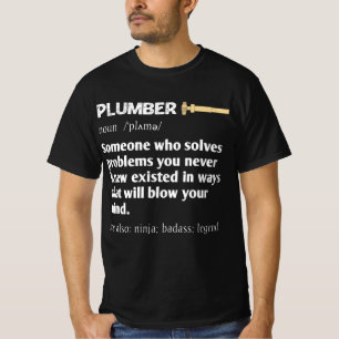 配管工に対する贈り物ありがとう Tシャツ
