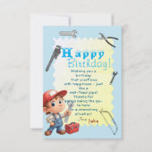 配管工に カード (正面)