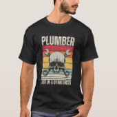 配管工のドクロ Tシャツ (正面)