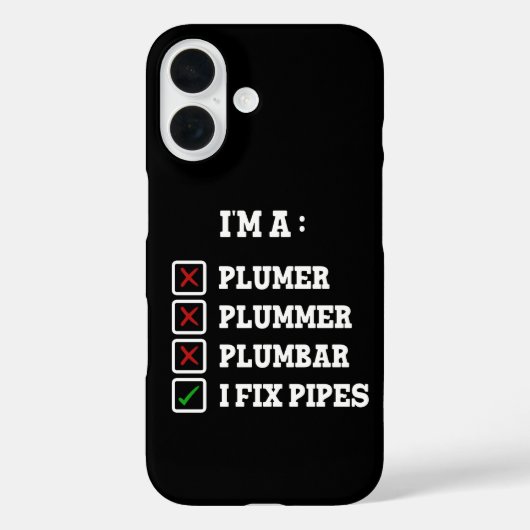 配管工のプロ、プルマーの名人 Case-Mate iPhoneケース (裏面)