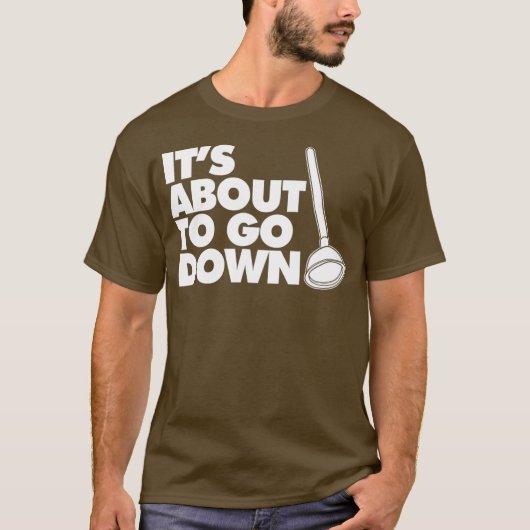 配管工のプンが下おもしろいりそうだ Tシャツ (正面)