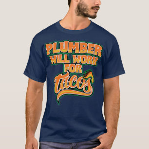 配管工の仕事の感謝ギフト Tシャツ