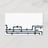 配管工の修理及びサービスの名刺 名刺 (裏面)