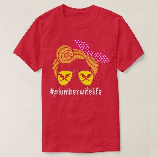 配管工の妻の生活 Tシャツ (デザイン正面)