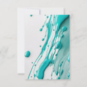 配管工の誕生日メッセージ カード (裏面)