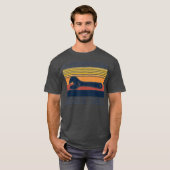 配管工はより大きなツールを持つヴィンテージスタイル Tシャツ (正面フル)