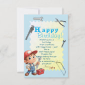 配管工へ カード (正面)