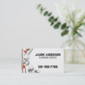 配管工サービス 名刺 (スタンド正面)