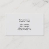 配管工ハンドレンチウォータードロップ配管サービス 名刺 (裏面)