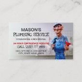 配管工フレンドリー業 名刺 (正面)