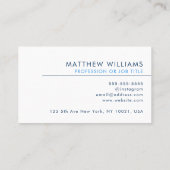 配管工プロフェッショナルQRコードロモダンゴ 名刺 (裏面)