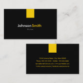 配管工モダン – 琥珀色 名刺 (正面/裏面)