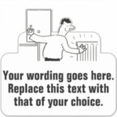 配管工事士又は暖房技師 シール (正面)