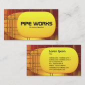 配管工事02 名刺 (正面/裏面)