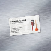 配管工具 | 住宅 | ブルーカラーの仕事 マグネット名刺 (インサイチュ)