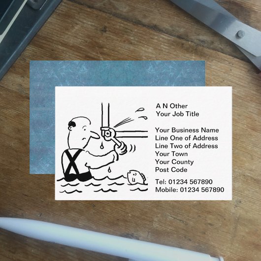 配管工及び配管系統サービス 名刺