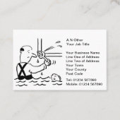 配管工及び配管系統サービス 名刺 (正面)