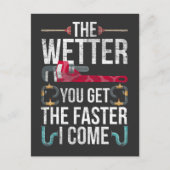 配管工夫いけなと父の配管引用文 ポストカード (正面)