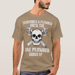 配管工実在根おもしろい配管配管配管配管配管設備Gr Tシャツ
