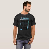 配管工男性へ女パイプ配管工6 Tシャツ (正面フル)