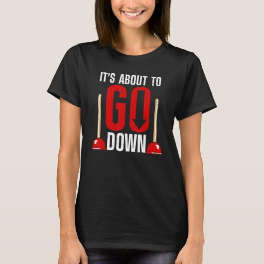配管工男性へ女配管配管配管配管配管配管配管配管設備 Tシャツ (正面)