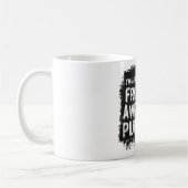 配管工誇りを持ったの母素晴らし親 コーヒーマグカップ (左)