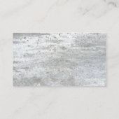 配管工請負業者のハンドマニュカッコいいーコンクリートの質感 名刺 (裏面)