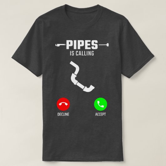 配管工10 Tシャツ (デザイン正面)