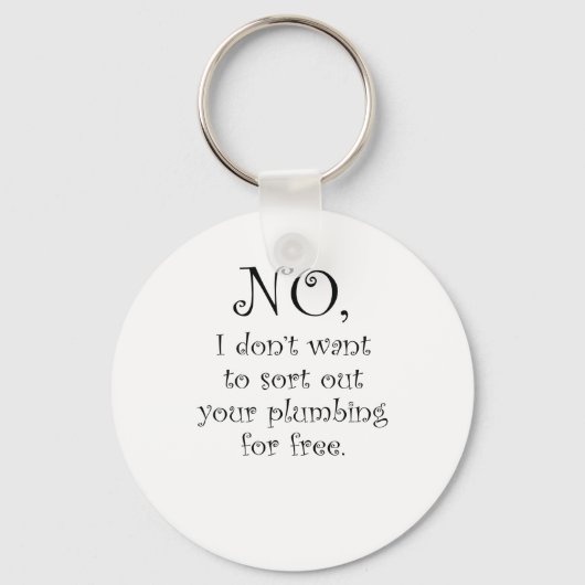 配管工 キーホルダー (正面)