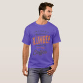 配管工 ジョーク 職業 ゆるい Tシャツ (正面フル)