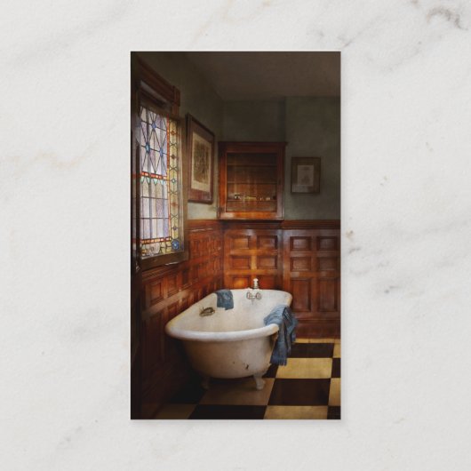 配管工 – バスタイム 名刺 (裏面)