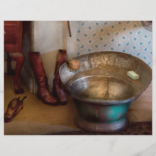 配管工 – バスタブの日 チラシ (正面)